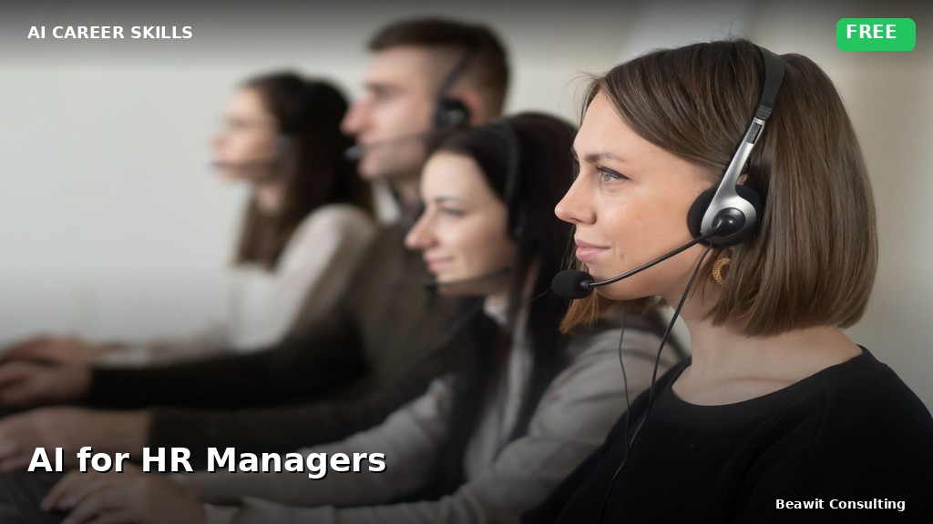 AI for HR Managers: Recruiting, Onboarding, and Policy Writing