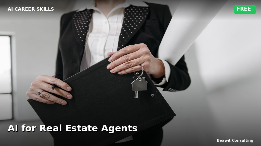 AI for Real Estate Agents: Listings, Market Analysis, and Client Communications